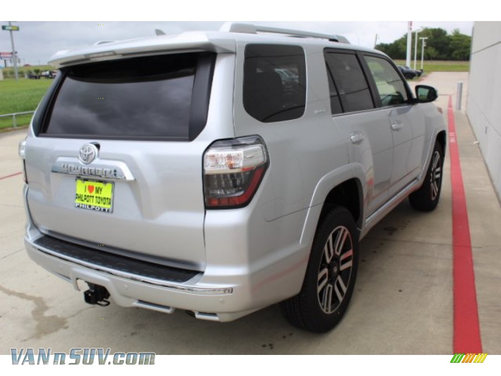 2019 4Runner Limited 4x4 - Classic Silver Metallic / Redwood photo #8