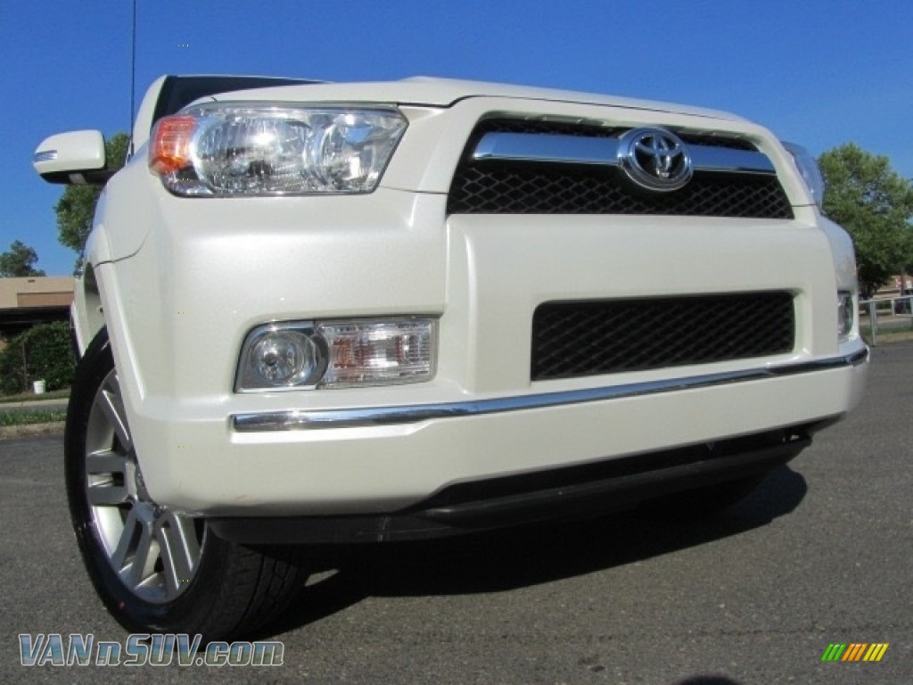 Blizzard White Pearl / Black Leather Toyota 4Runner Limited 4x4
