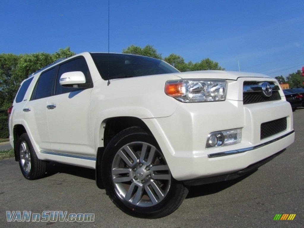 2011 4Runner Limited 4x4 - Blizzard White Pearl / Black Leather photo #2