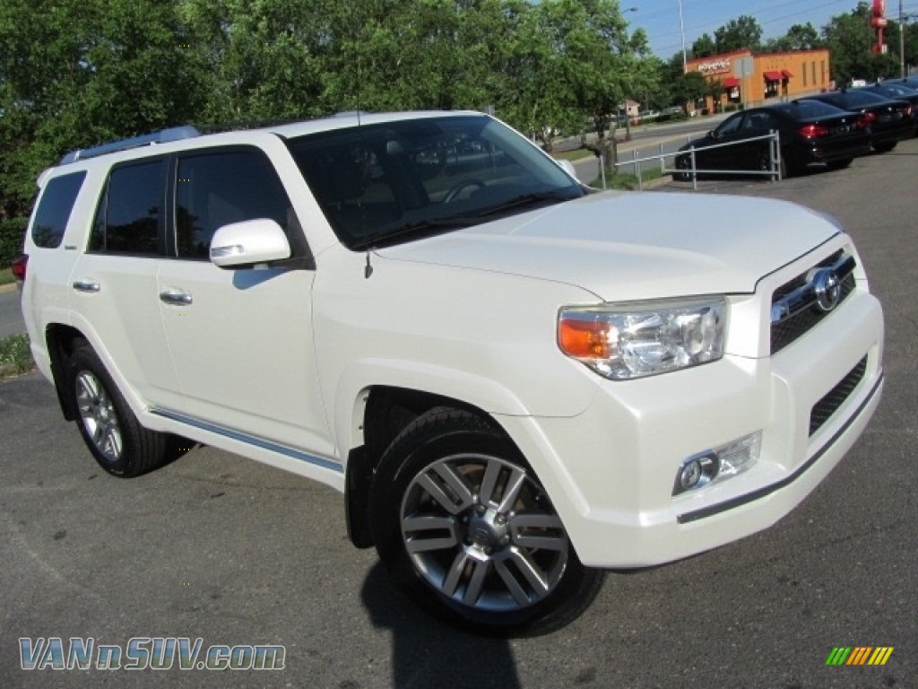 2011 4Runner Limited 4x4 - Blizzard White Pearl / Black Leather photo #3