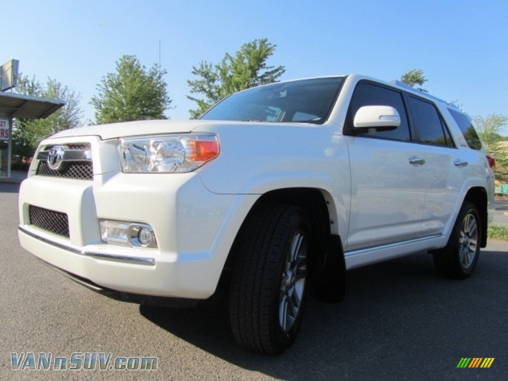2011 4Runner Limited 4x4 - Blizzard White Pearl / Black Leather photo #6