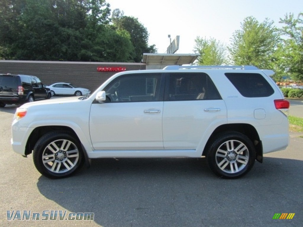 2011 4Runner Limited 4x4 - Blizzard White Pearl / Black Leather photo #7