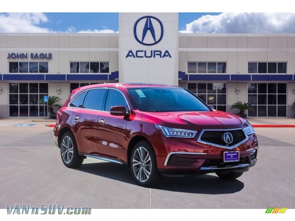 2019 MDX Technology - Performance Red Pearl / Parchment photo #1
