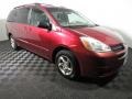 Toyota Sienna LE Salsa Red Pearl photo #2