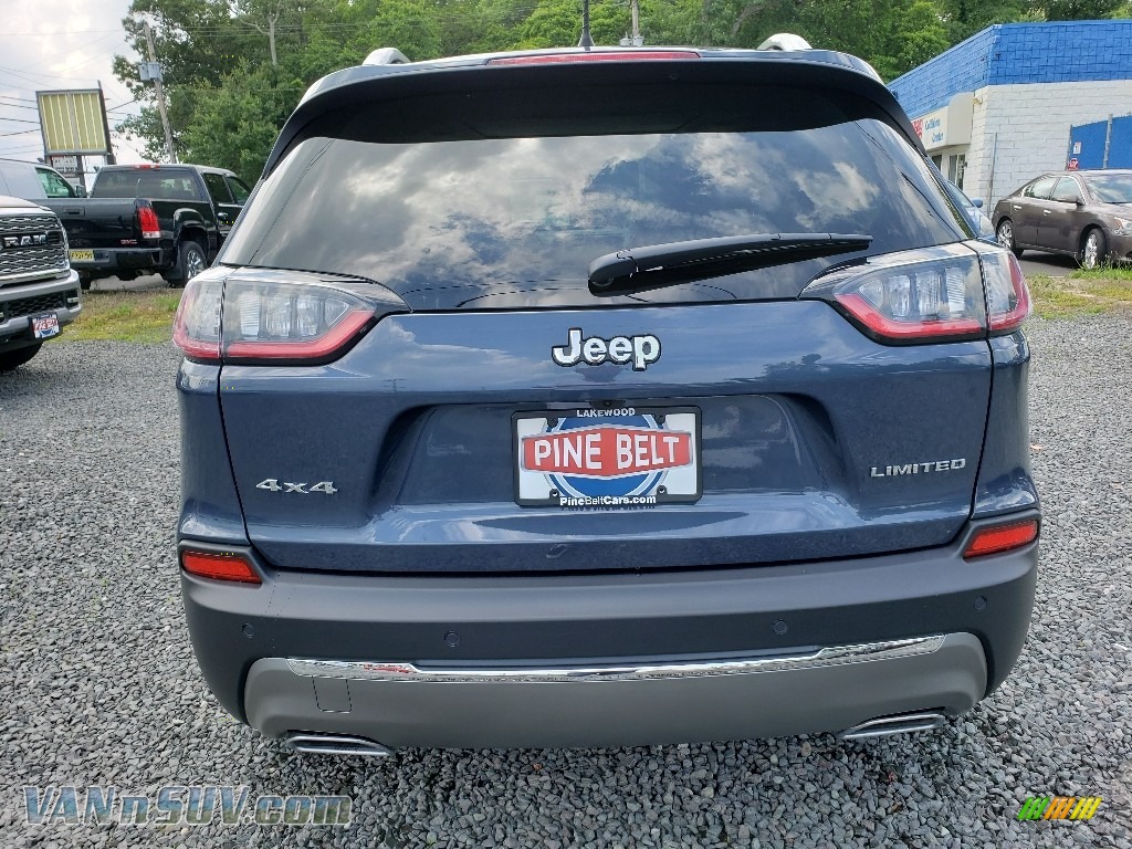 2019 Cherokee Limited 4x4 - Blue Shade Pearl / Black/Ski Grey photo #5