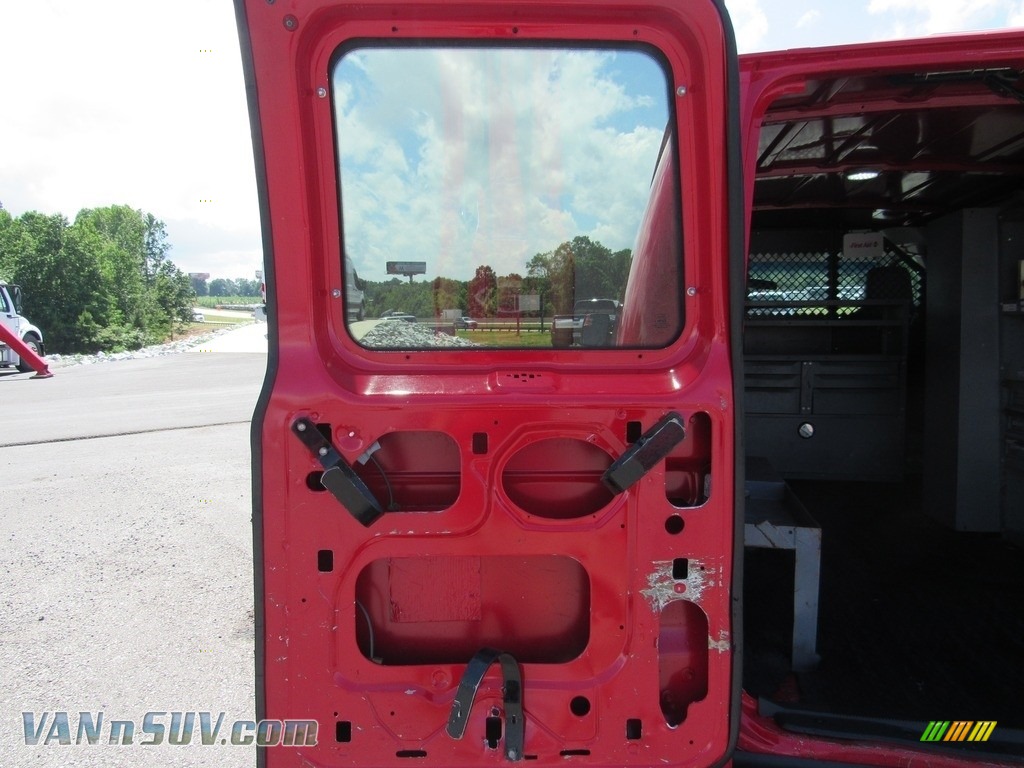 2013 E Series Van E250 Cargo - Vermillion Red / Medium Flint photo #10