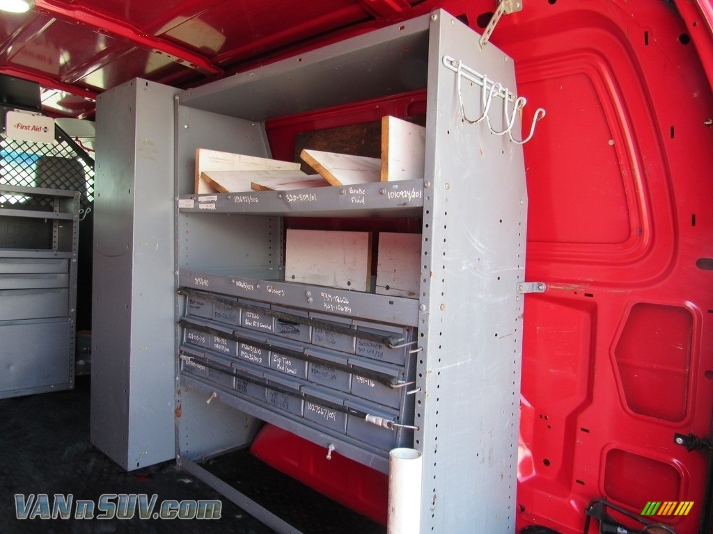2013 E Series Van E250 Cargo - Vermillion Red / Medium Flint photo #14