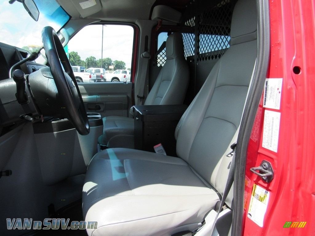 2013 E Series Van E250 Cargo - Vermillion Red / Medium Flint photo #24