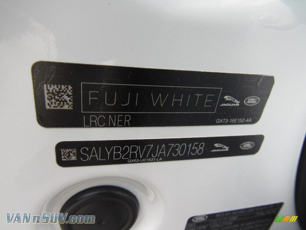 2018 Range Rover Velar S - Fuji White / Ebony photo #25