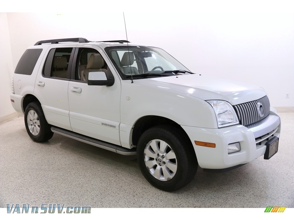 2010 Mountaineer V6 AWD - White Suede / Camel photo #1