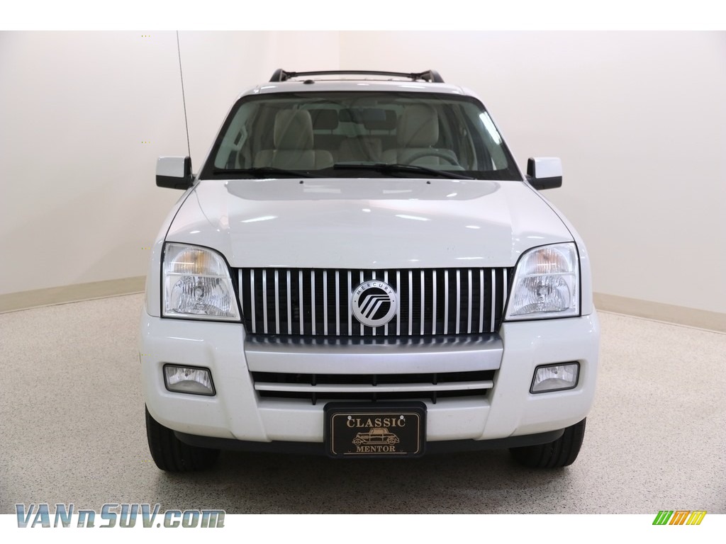 2010 Mountaineer V6 AWD - White Suede / Camel photo #2