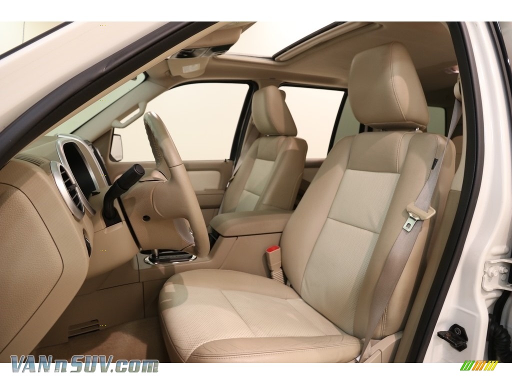 2010 Mountaineer V6 AWD - White Suede / Camel photo #6