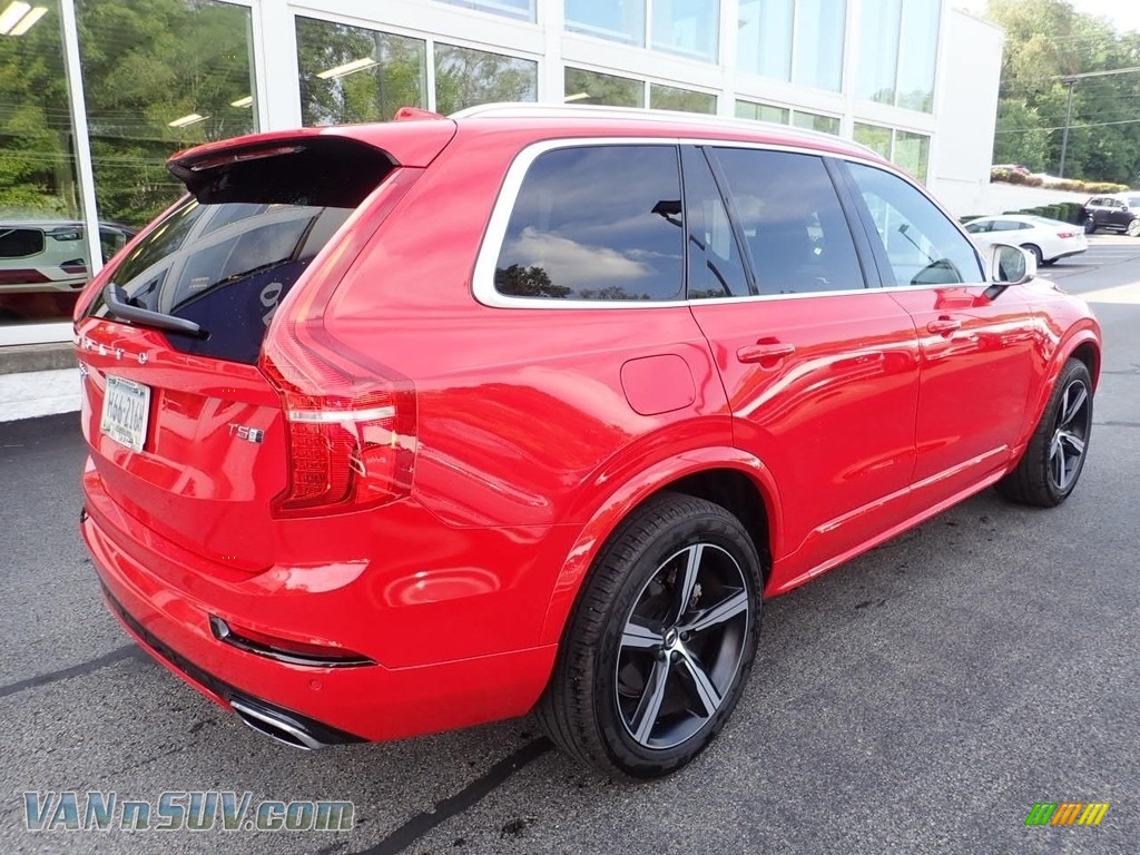 2019 XC90 T5 AWD R-Design - Passion Red / Charcoal photo #3