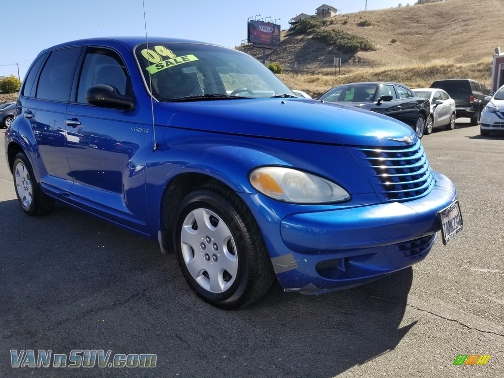 2004 PT Cruiser  - Electric Blue Pearlcoat / Taupe/Pearl Beige photo #1