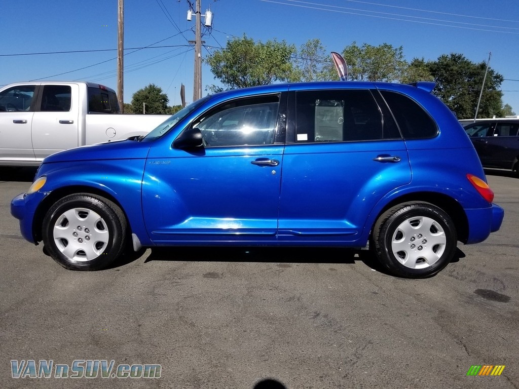 2004 PT Cruiser  - Electric Blue Pearlcoat / Taupe/Pearl Beige photo #6
