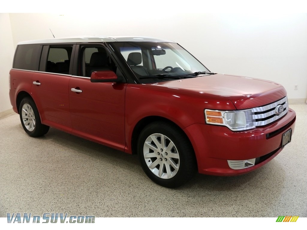 Red Candy Metallic / Charcoal Black Ford Flex SEL AWD