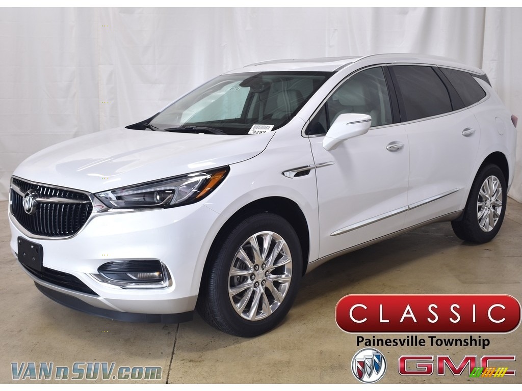 2020 Enclave Essence AWD - White Frost Tricoat / Shale photo #1