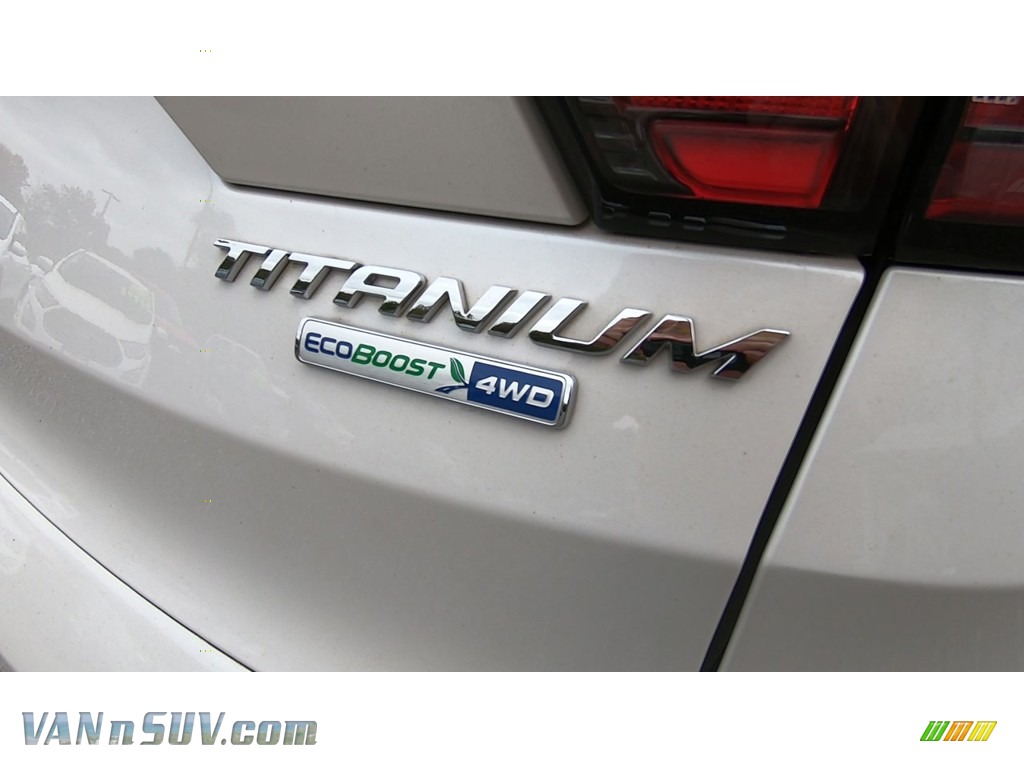 2017 Escape Titanium 4WD - White Platinum / Medium Light Stone photo #9