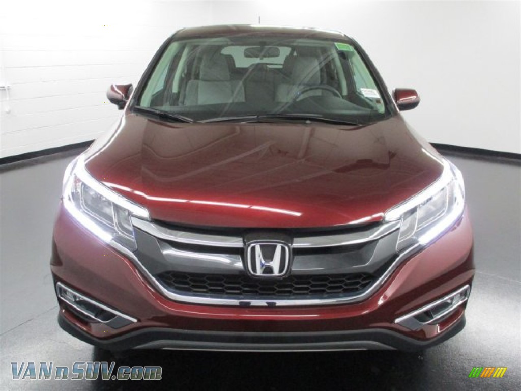 2016 CR-V EX - Basque Red Pearl II / Gray photo #2