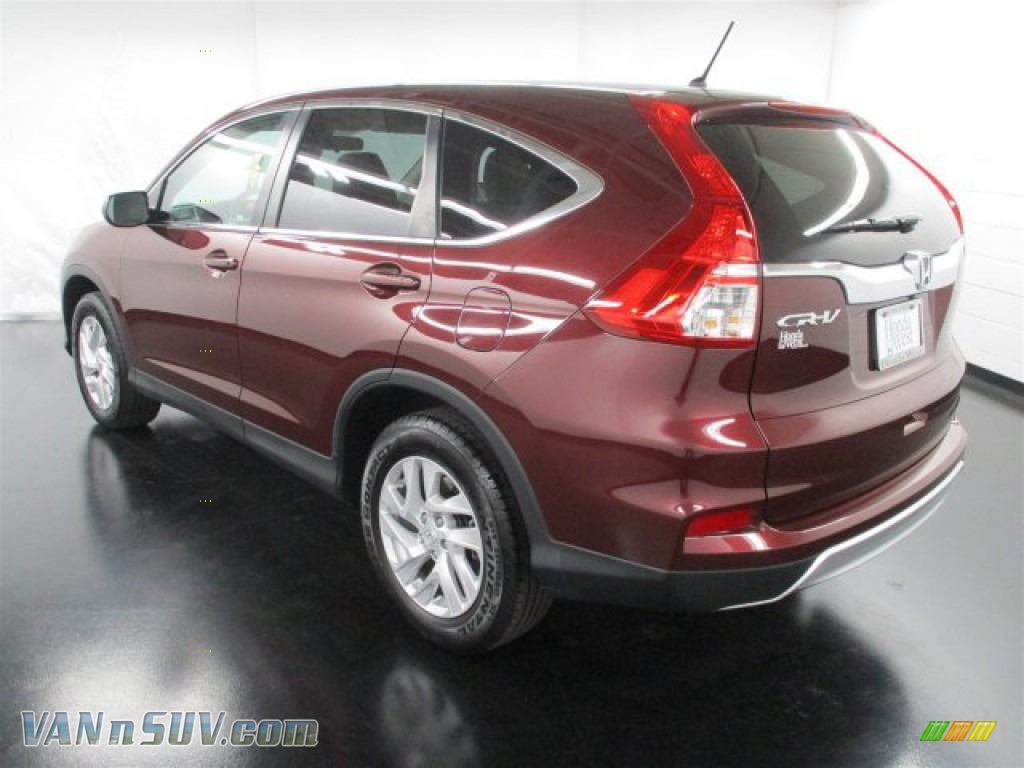 2016 CR-V EX - Basque Red Pearl II / Gray photo #5