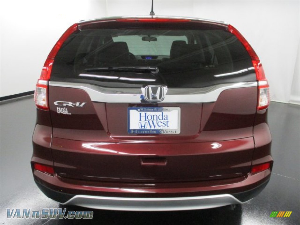 2016 CR-V EX - Basque Red Pearl II / Gray photo #6