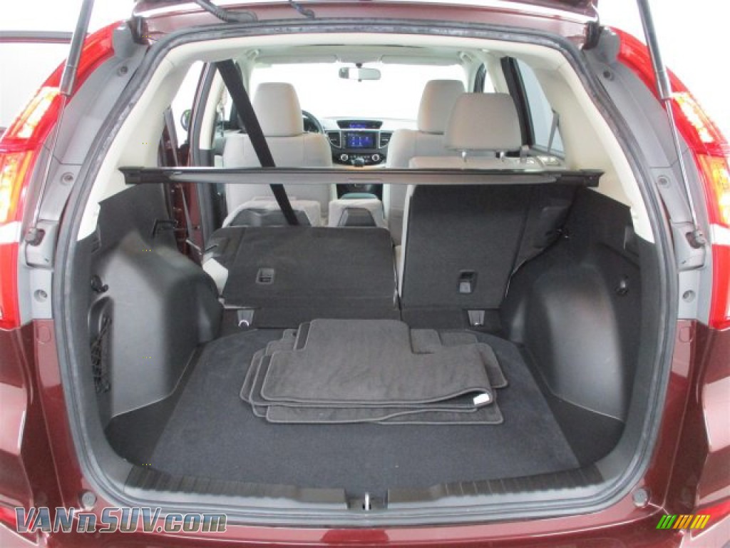2016 CR-V EX - Basque Red Pearl II / Gray photo #32