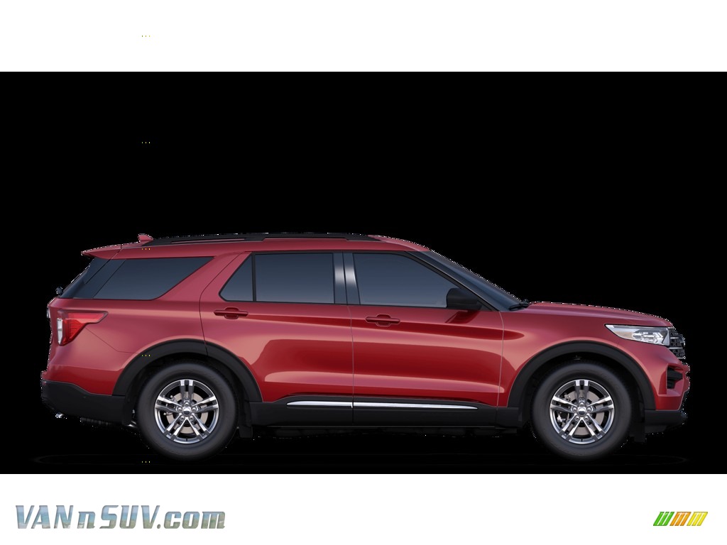 2020 Explorer XLT 4WD - Rapid Red Metallic / Ebony photo #5