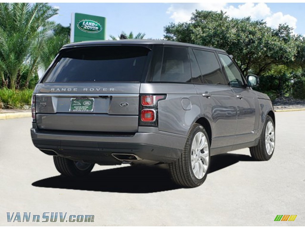2020 Range Rover Supercharged LWB - Eiger Gray Metallic / Ebony photo #4