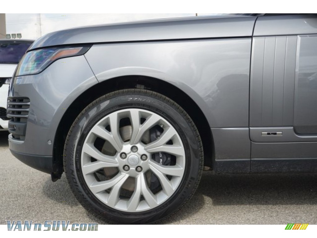2020 Range Rover Supercharged LWB - Eiger Gray Metallic / Ebony photo #6