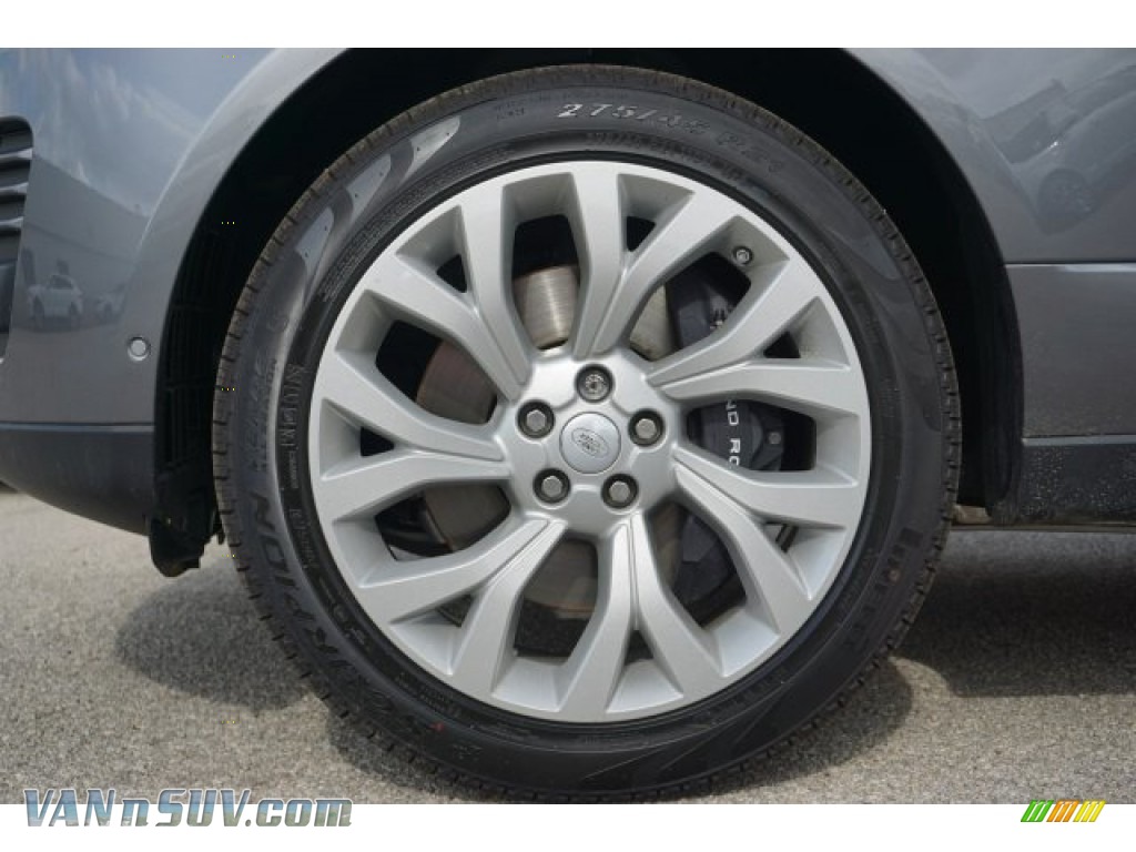 2020 Range Rover Supercharged LWB - Eiger Gray Metallic / Ebony photo #8