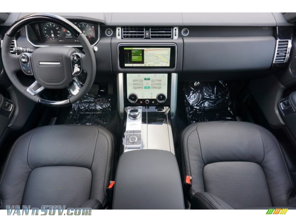 2020 Range Rover Supercharged LWB - Eiger Gray Metallic / Ebony photo #24