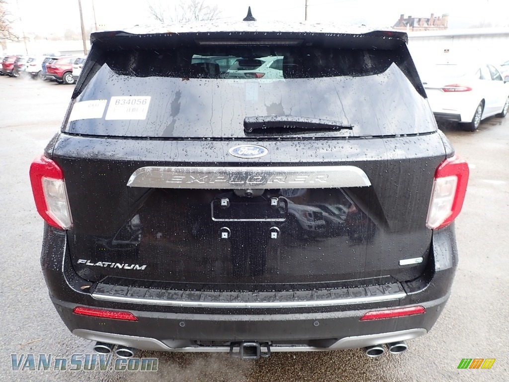2020 Explorer Platinum 4WD - Agate Black Metallic / Ebony photo #3