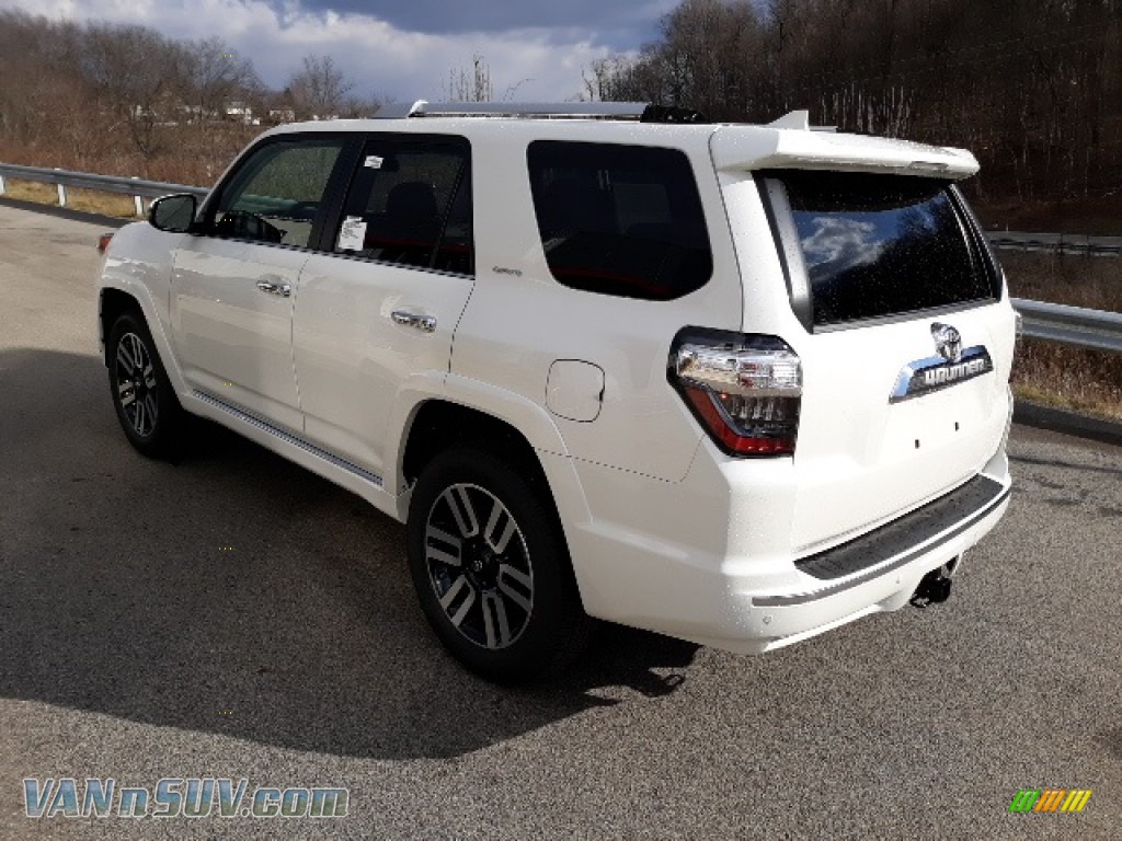 2020 4Runner Limited 4x4 - Blizzard White Pearl / Hickory photo #29