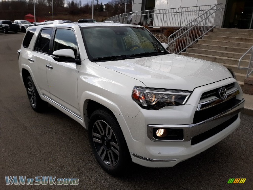 2020 4Runner Limited 4x4 - Blizzard White Pearl / Hickory photo #42