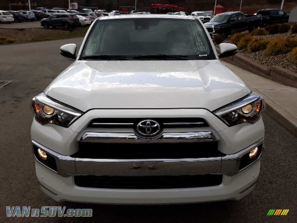 2020 4Runner Limited 4x4 - Blizzard White Pearl / Hickory photo #43