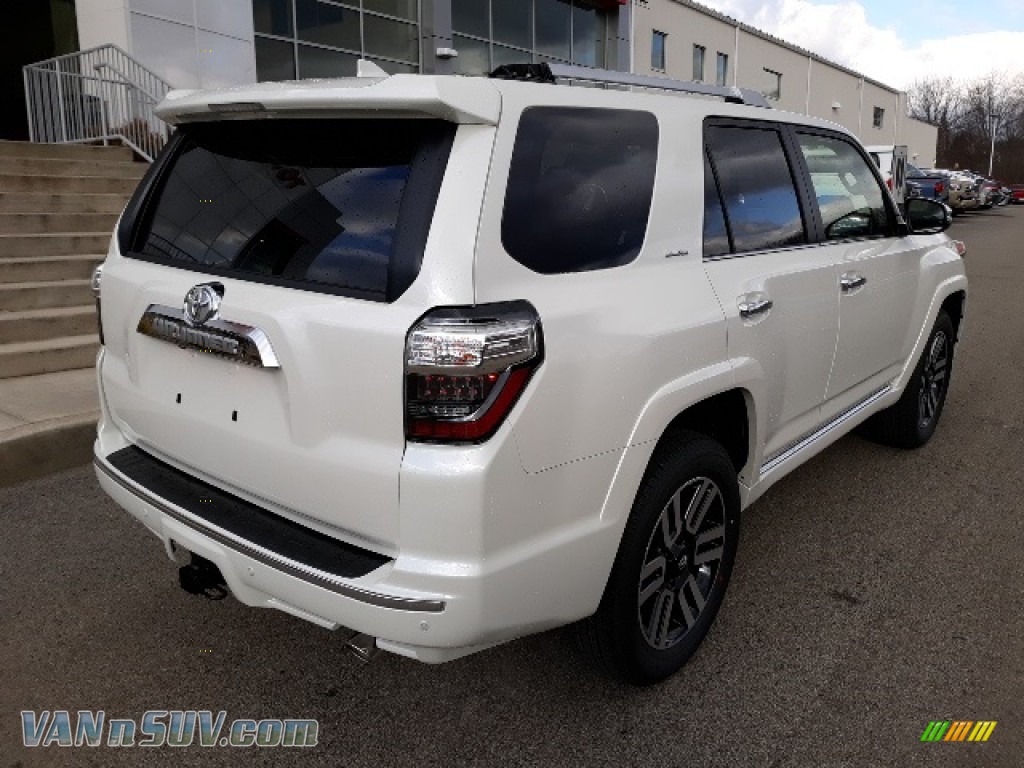 2020 4Runner Limited 4x4 - Blizzard White Pearl / Hickory photo #47