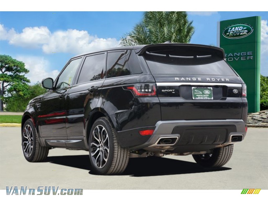 2020 Range Rover Sport HSE - Santorini Black Metallic / Almond/Espresso photo #3