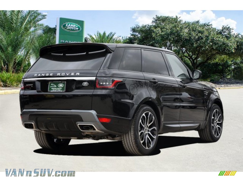 2020 Range Rover Sport HSE - Santorini Black Metallic / Almond/Espresso photo #4