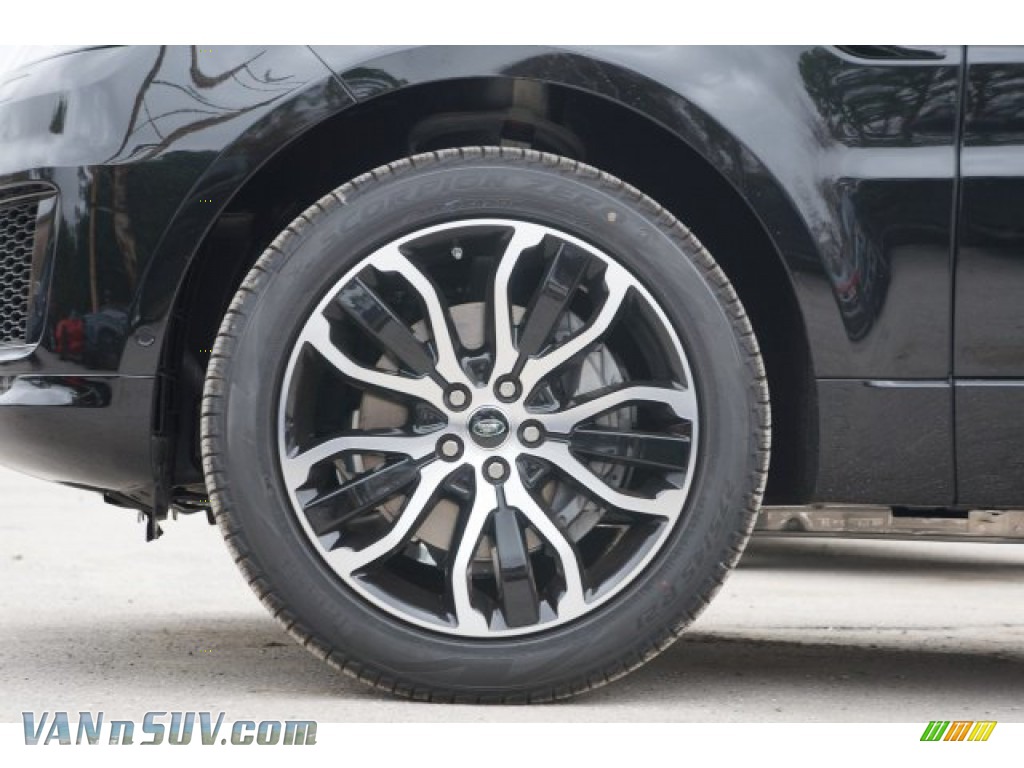 2020 Range Rover Sport HSE - Santorini Black Metallic / Almond/Espresso photo #8