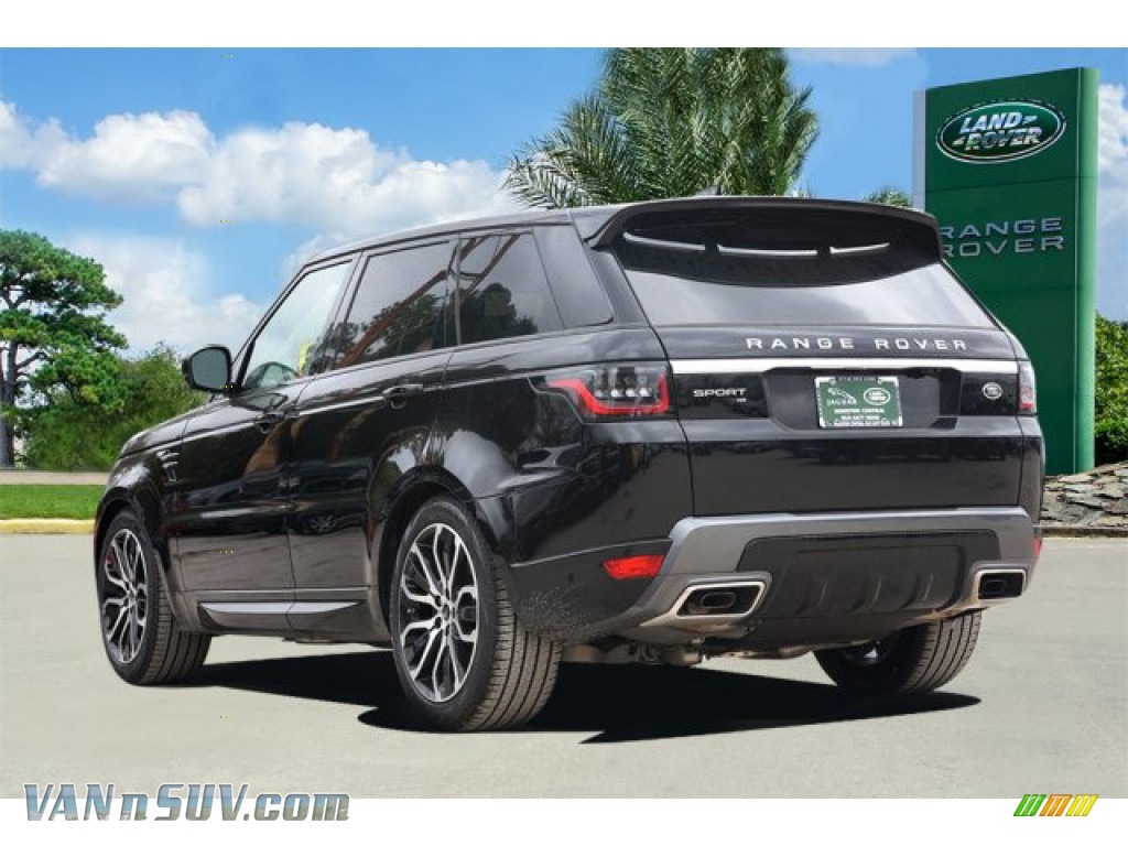 2020 Range Rover Sport HSE - Santorini Black Metallic / Ebony/Ebony photo #3