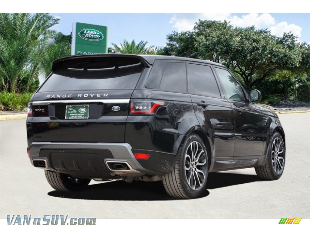 2020 Range Rover Sport HSE - Santorini Black Metallic / Ebony/Ebony photo #4