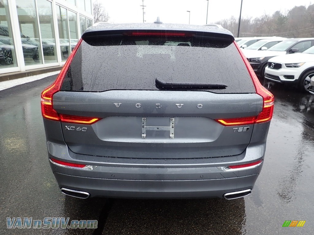 2020 XC60 T5 AWD Inscription - Osmium Grey Metallic / Maroon Brown photo #3