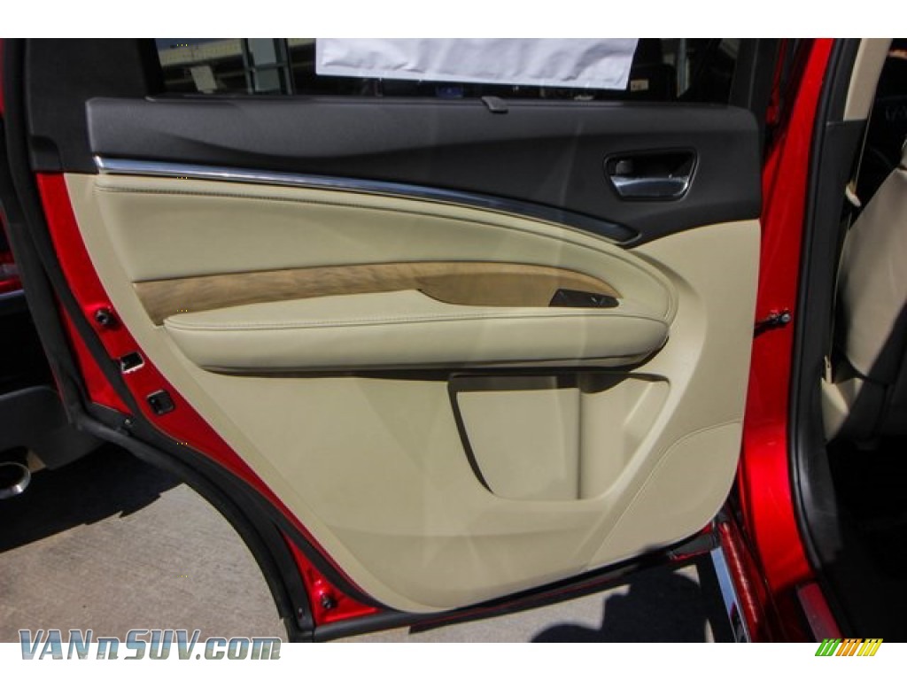 2020 MDX Advance AWD - Performance Red Pearl / Parchment photo #18