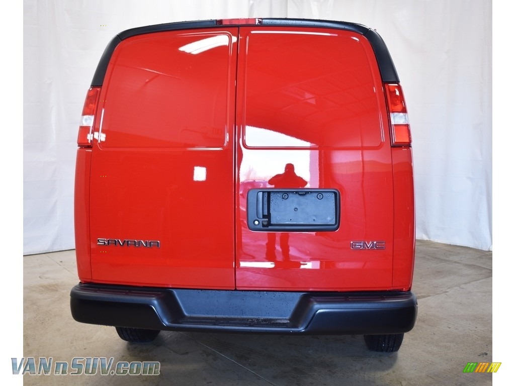 2020 Savana Van 2500 Cargo - Cardinal Red / Medium Pewter photo #3