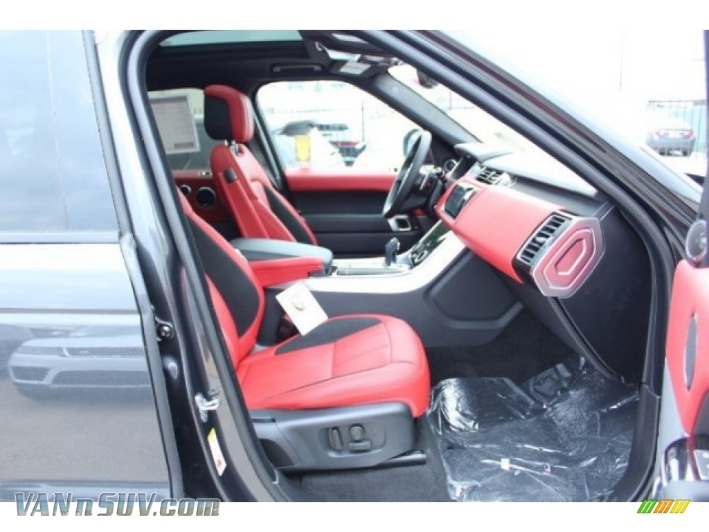 2020 Range Rover Sport HSE Dynamic - Carpathian Gray Premium Metallic / Ebony/Pimento photo #3