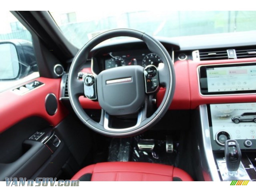 2020 Range Rover Sport HSE Dynamic - Carpathian Gray Premium Metallic / Ebony/Pimento photo #22