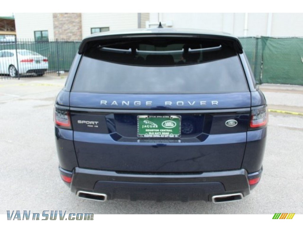2020 Range Rover Sport HSE Dynamic - Portofino Blue Metallic / Ebony/Ebony photo #7