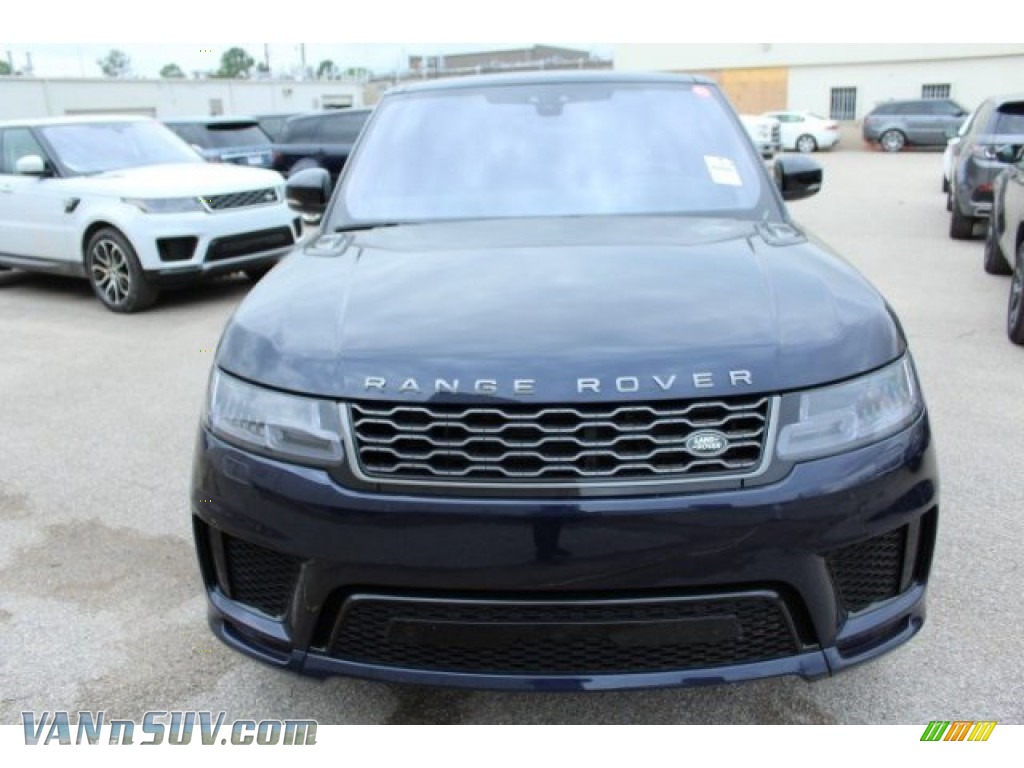 2020 Range Rover Sport HSE Dynamic - Portofino Blue Metallic / Ebony/Ebony photo #8