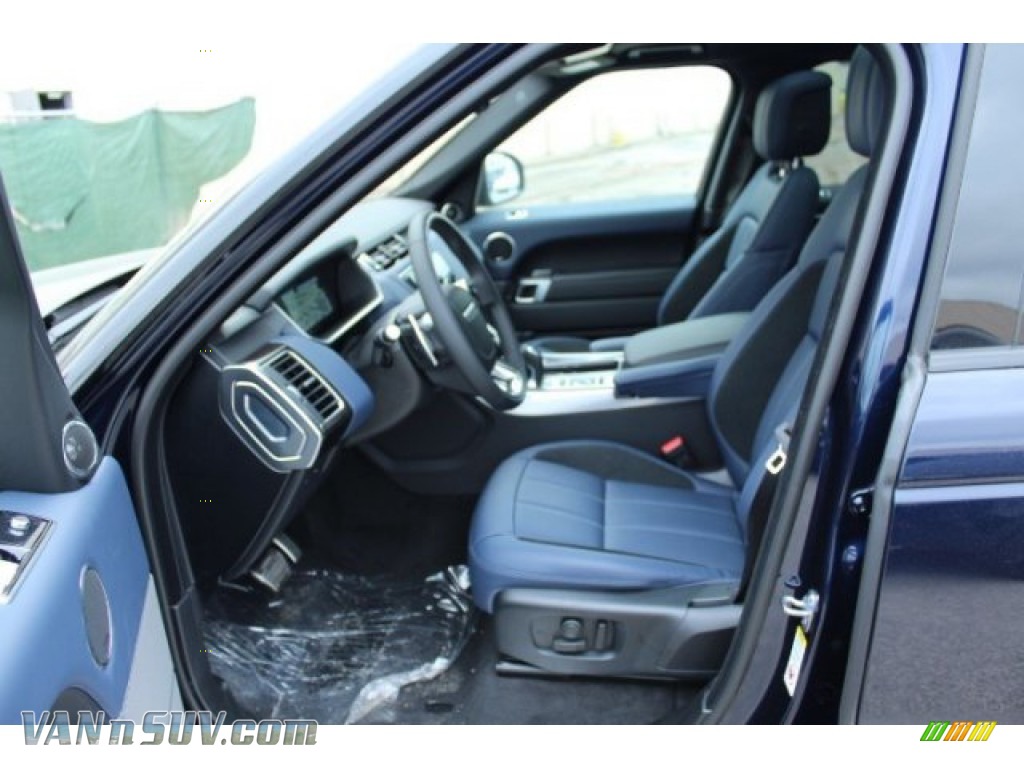 2020 Range Rover Sport HSE Dynamic - Portofino Blue Metallic / Ebony/Ebony photo #11