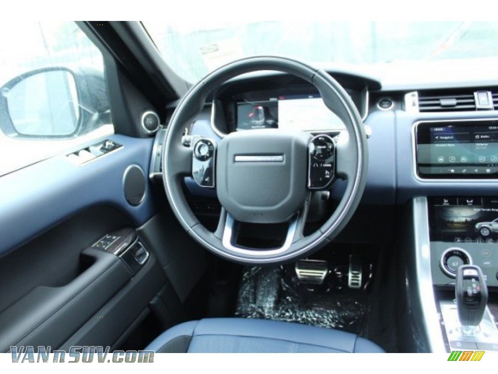 2020 Range Rover Sport HSE Dynamic - Portofino Blue Metallic / Ebony/Ebony photo #22